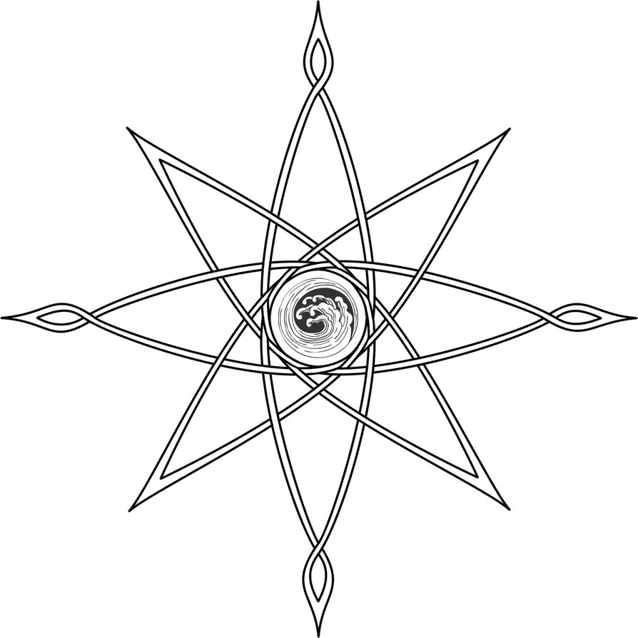 Compass Rose Drawing - Gallery