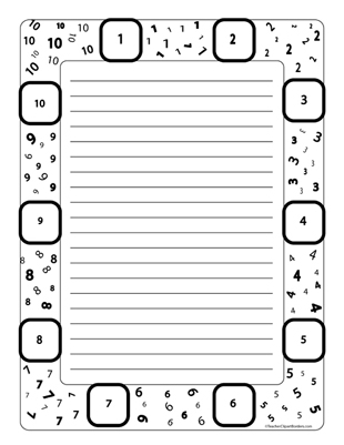 Math Archives - Page 5 of 6 - Teacher Clipart BordersTeacher ...