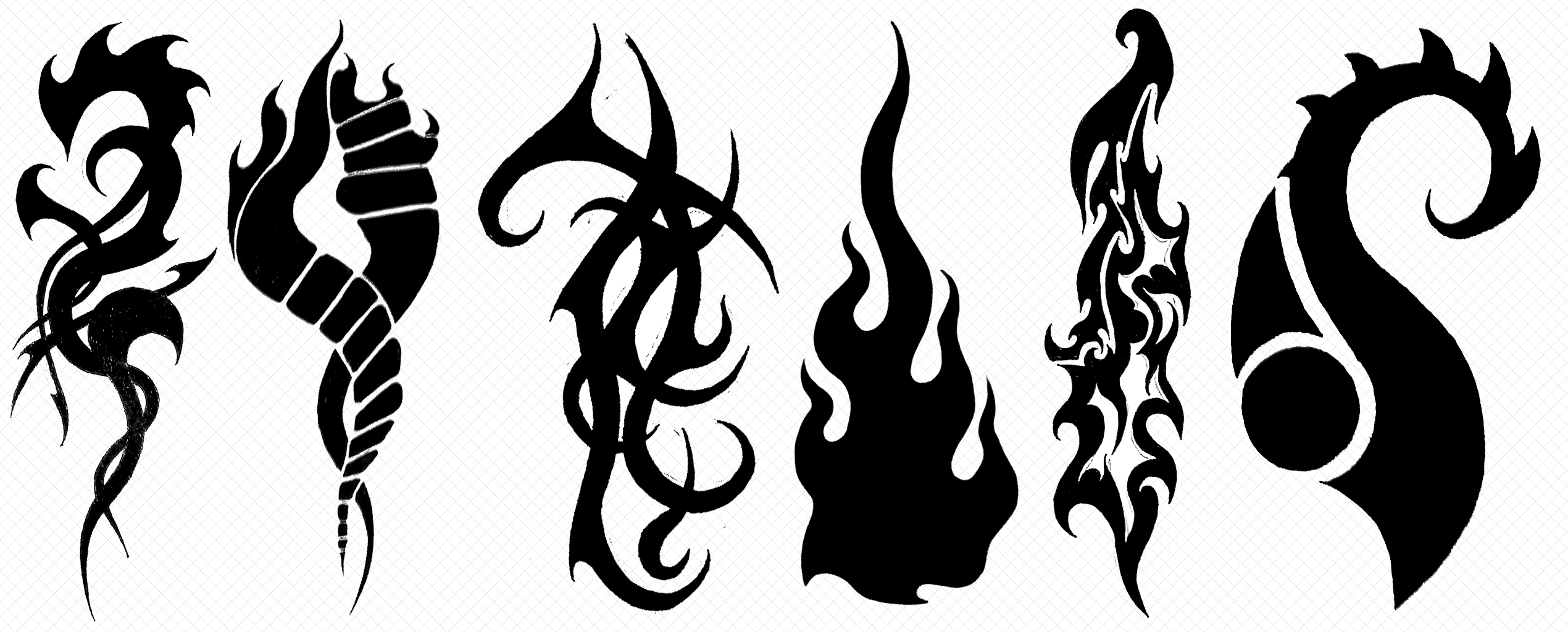 Tattoos III - Black Abstract by Eel-Ecurb on DeviantArt