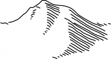 Black and white mountain clip art Free vector for free download ...