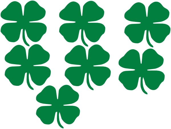 Shamrocks Clip Art at Clker.com - vector clip art online, royalty ...