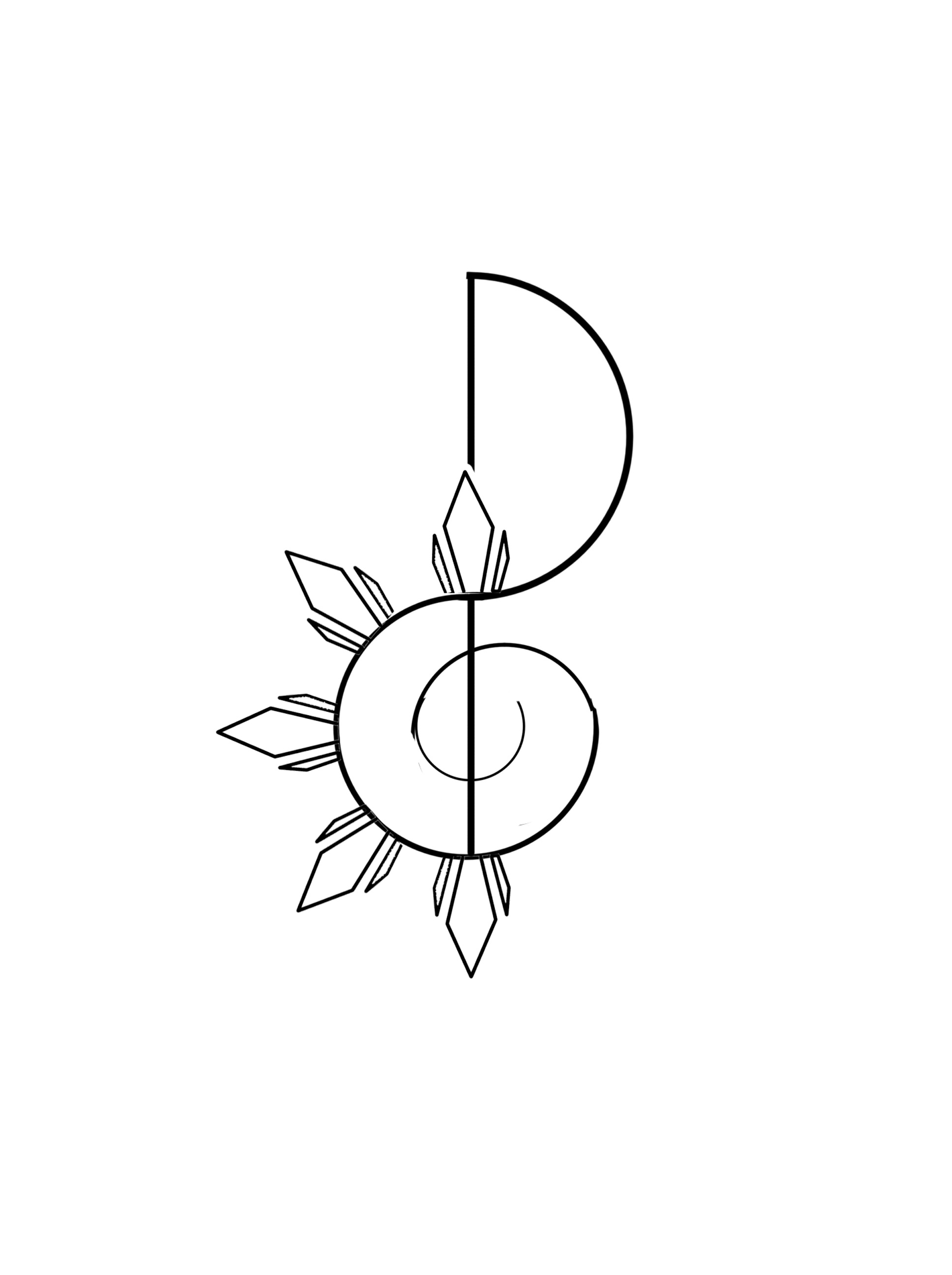Vector logo – music note w/ sun rays | Advertising and Branding ...
