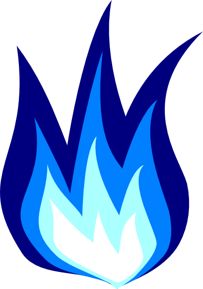 Blue Fire Clip Art at Clker.com - vector clip art online, royalty ...