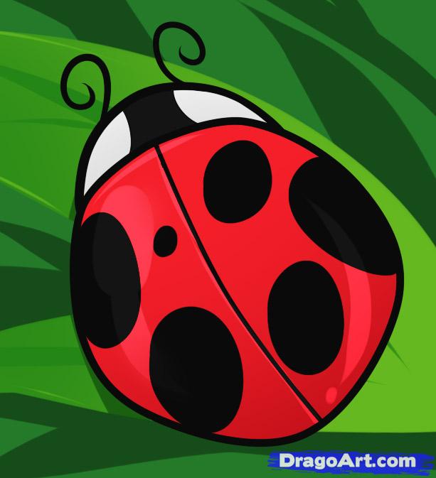 How to Draw a Ladybug for Kids, Step by Step, Animals For Kids ...