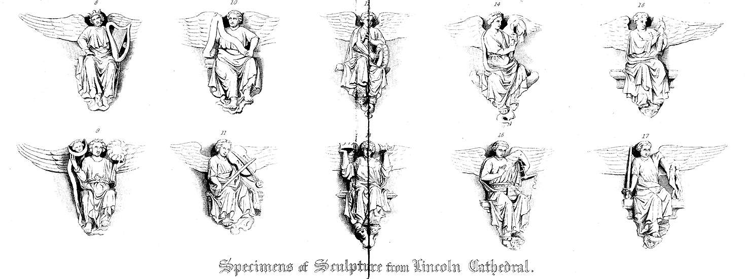 Medieval Lincoln Cathedral -Interior:Sculpture