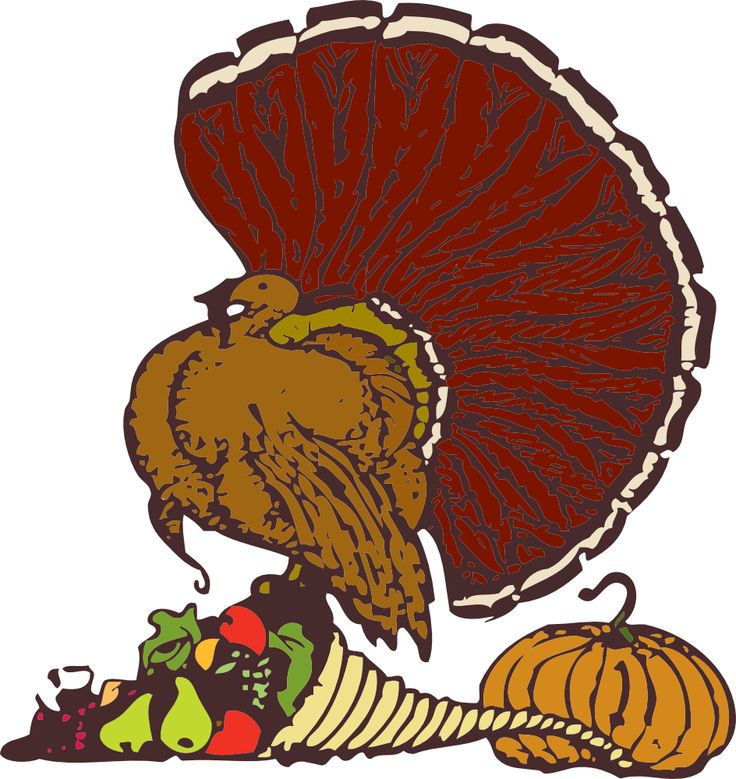 Turkey and harvest free clip art. | Clip Art | Pinterest