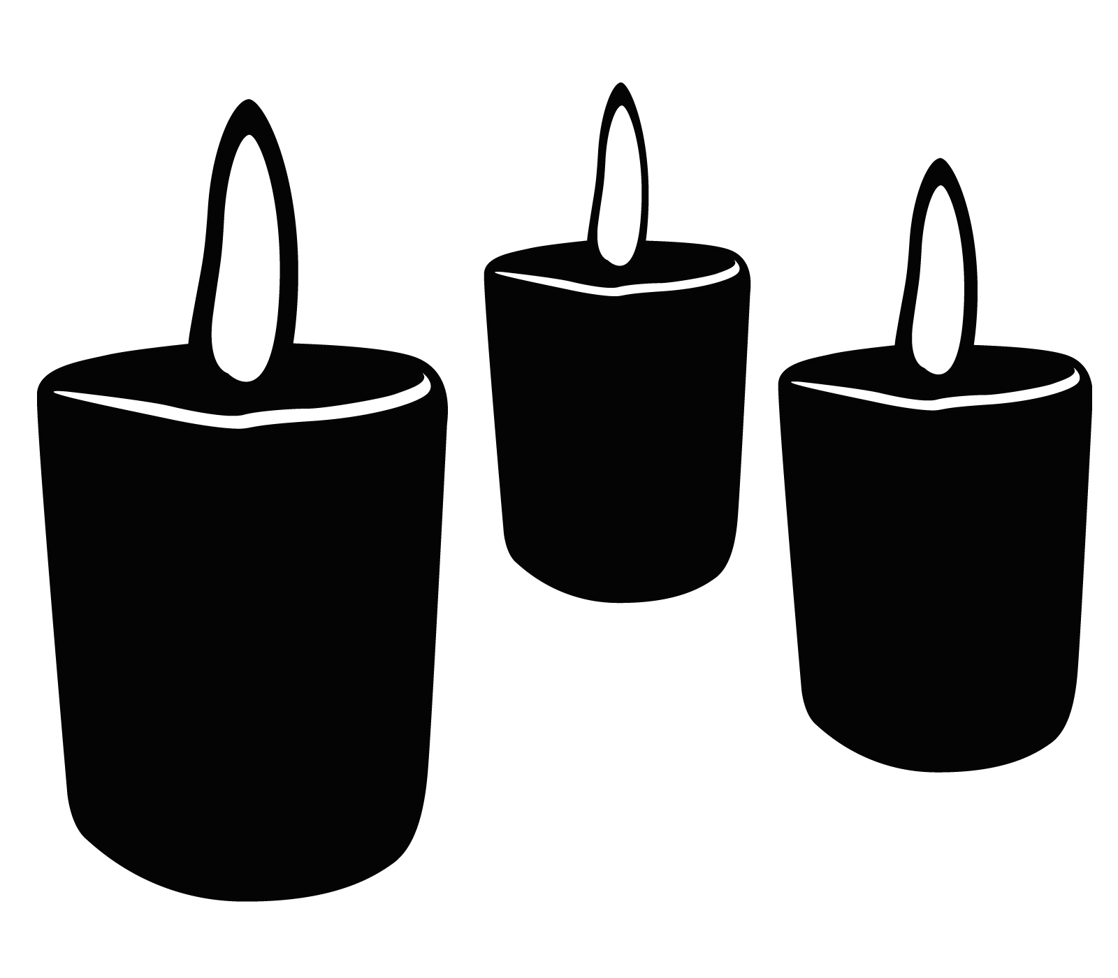 Images For > Advent Candles Clipart