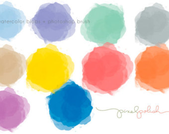 Popular items for watercolor clipart on Etsy