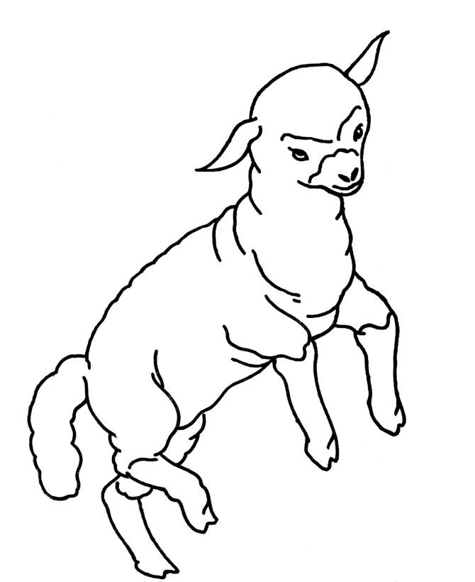 BlueBonkers: Free Printable Easter Lamb Coloring Page Sheets - 5 ...