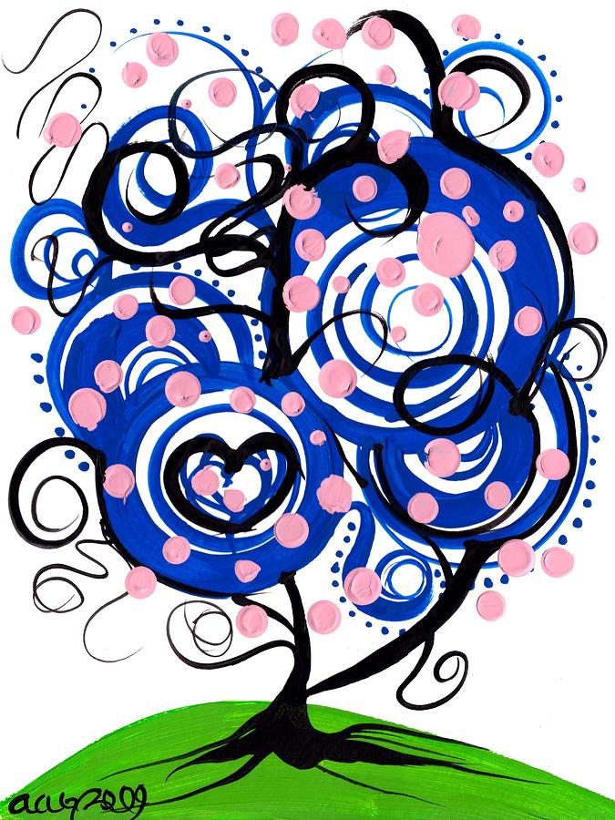 Whimsical Tree 3 by Abril Andrade Griffith - Whimsical Tree 3 ...