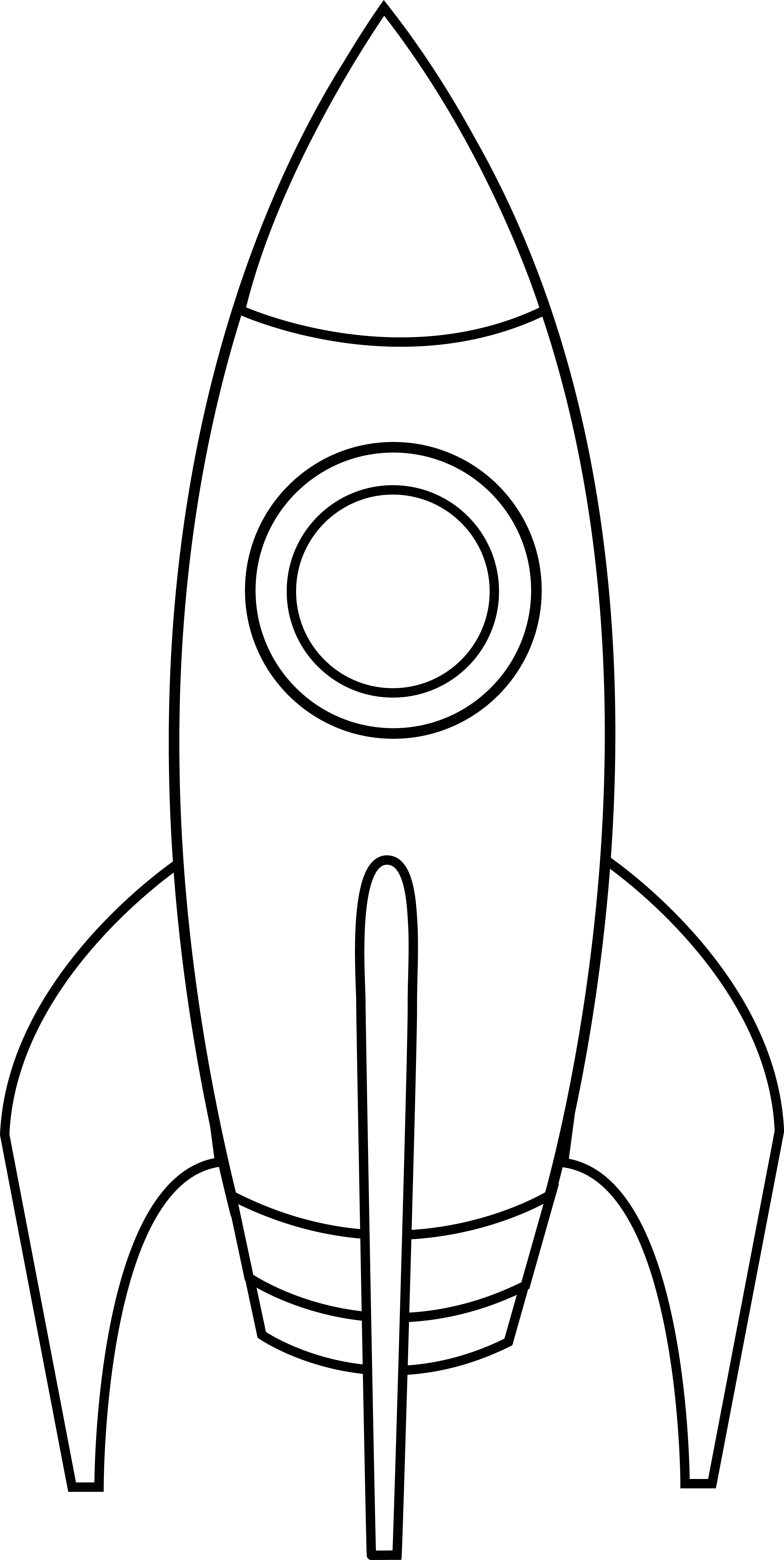 Rocket Ship Clipart Black And White Images & Pictures - Becuo