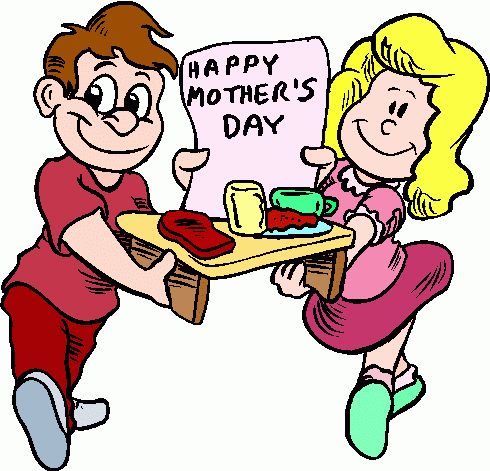 Happy Mothers Day Brunch Clipart