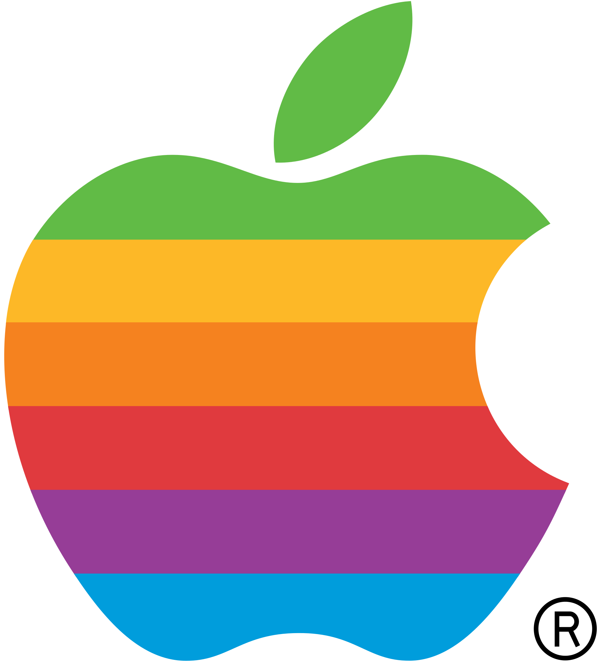 File:Apple Computer Logo rainbow.svg - Wikimedia Commons
