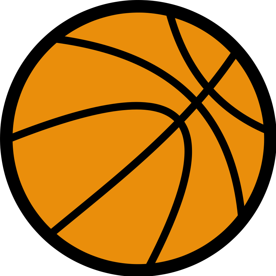 Basketball small clipart 300pixel size, free design - ClipartsFree