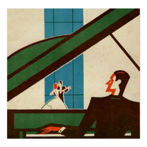 Piano Player Art | Piano Player Paintings & Framed Artwork by ...