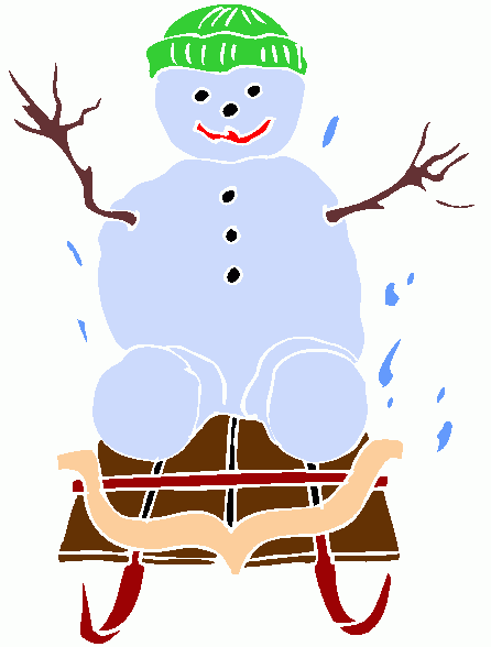 snowman-on-sled-2-clipart clipart - snowman-on-sled-2-clipart clip art