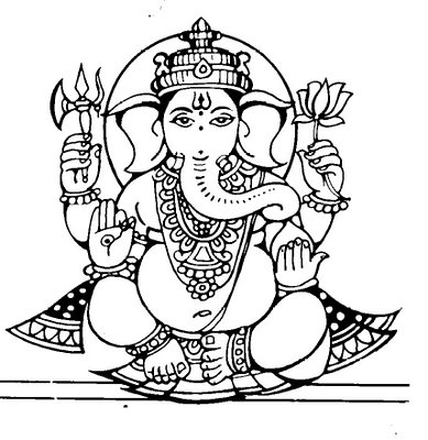 Ganesh Images Sketch - ClipArt Best