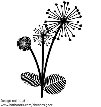 Flowers with seed – Vector Graphic | Online Design Software ...