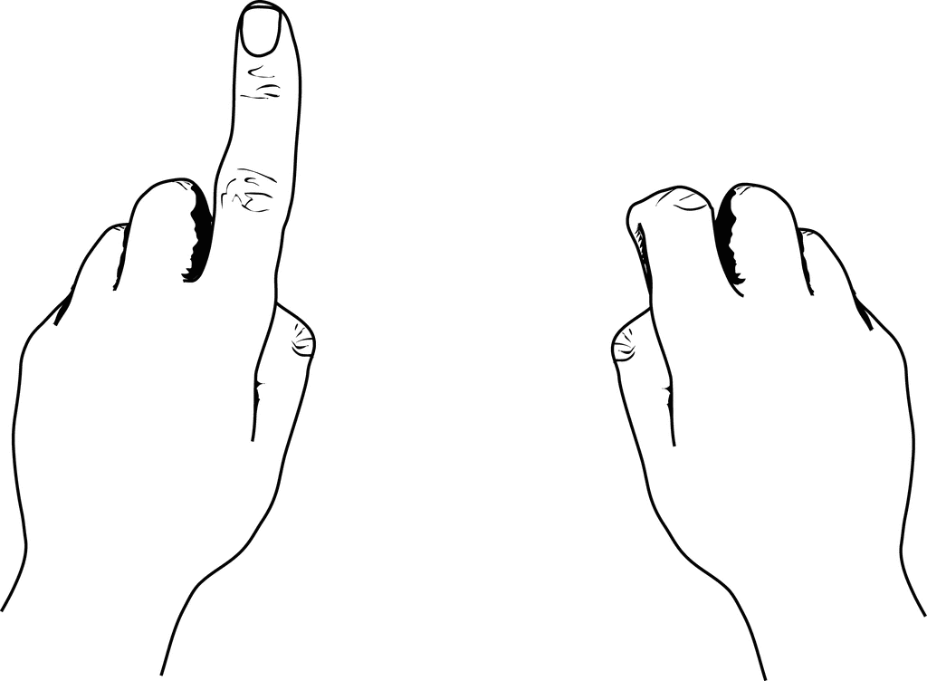 Counting Hands Eight Clip Art Tattoo