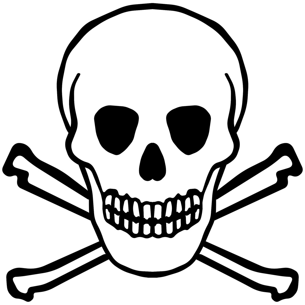 Skull and bones coloring pages - Coloring Pages & Pictures - IMAGIXS