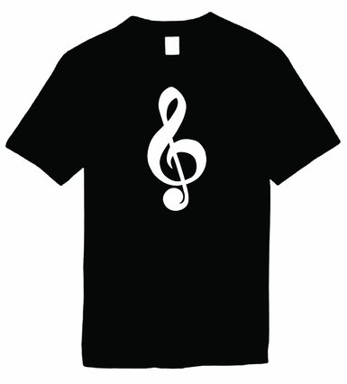 Amazon.com: Mens Funny T-Shirt (CLEFT NOTE (MUSIC NOTE SYMBOL ...