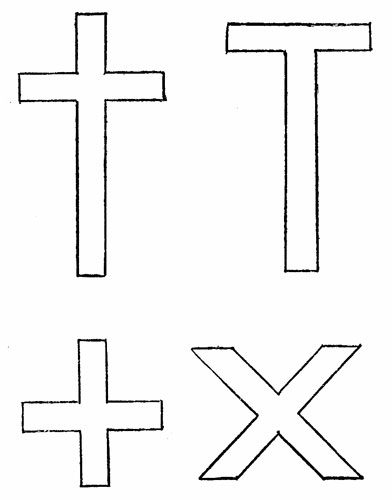 CROSS Outline - Cliparts.co