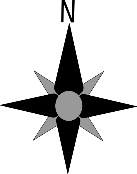 North Compass Direction Clip Art at Clker.com - vector clip art ...