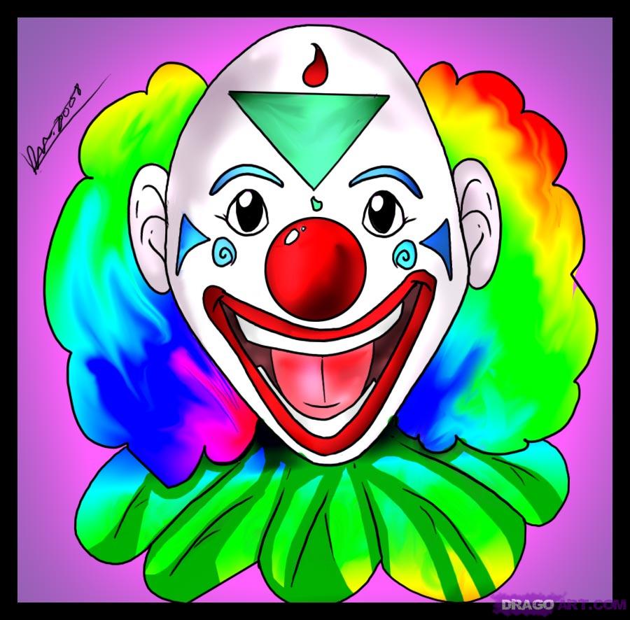 How to Draw a Clown, Step by Step, Faces, People, FREE Online ...