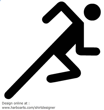 Download : Stickman Running - Vector Graphic