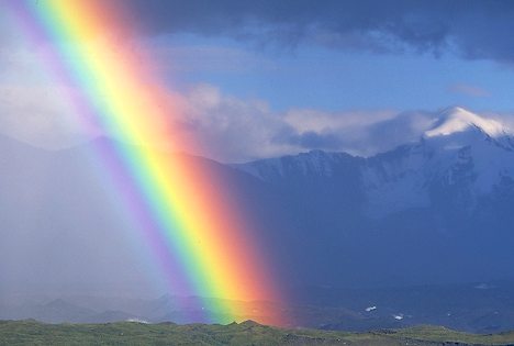 The formation of rainbows, mirages, and the green flash