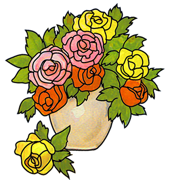 Clipart Flowers In A Vase | Clipart Panda - Free Clipart Images