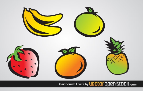 FRUITS CARTOON | HD ICON - RESOURCES FOR WEB DESIGNERS