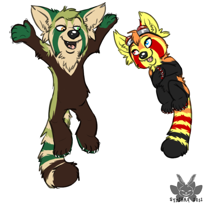Excited Pandas! — Weasyl