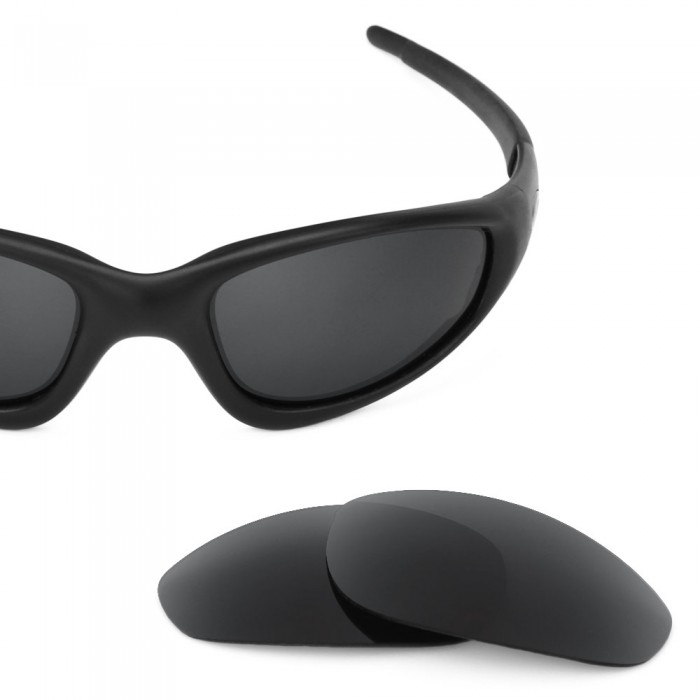 Polarized Stealth Black Replacement Lenses for Oakley Straight ...