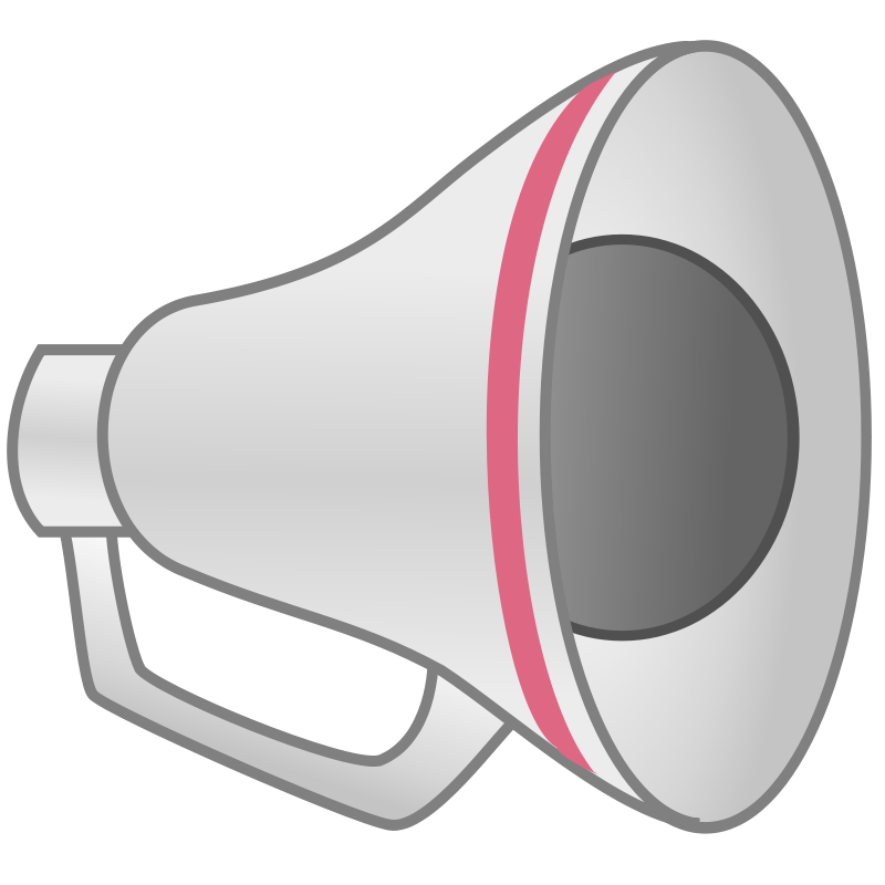 Free Megaphone Clip Art