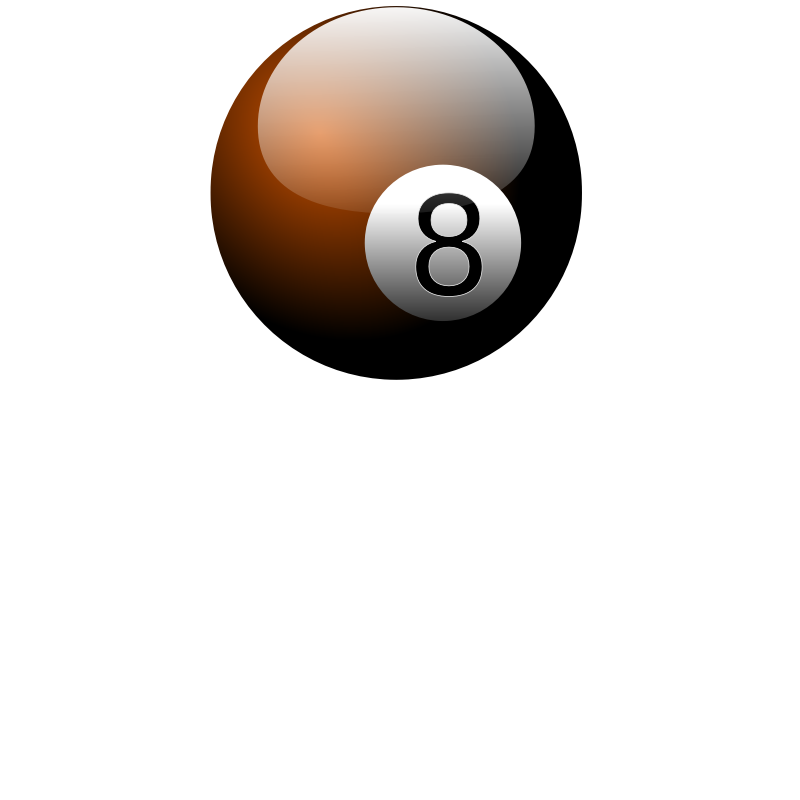 Clipart - 8 Ball