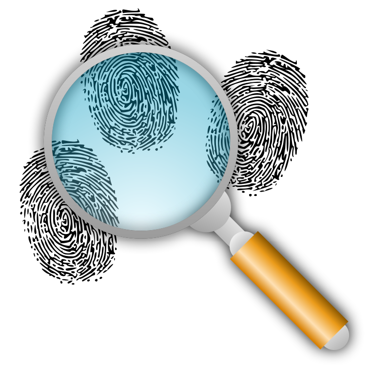 Clipart - Search for Fingerprints