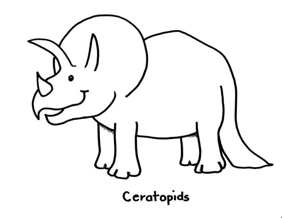 1 dinasour Colouring Pages (page 3)