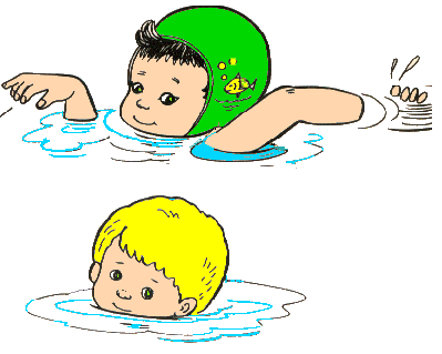 Clip Art Kids Swimming Images & Pictures - Becuo
