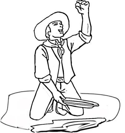 Gold Miner Colouring Pages (page 2)