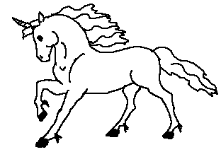 Unicorn Clipart Black And White | Clipart Panda - Free Clipart Images
