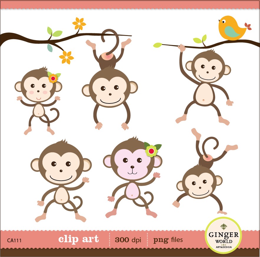 Art & Doodles - Animals - Monkeys On Pinterest - Cliparts.co