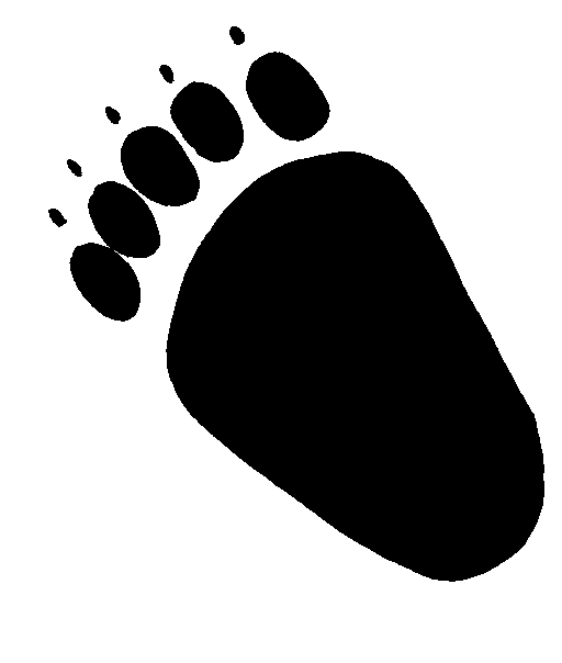 Animal Footprints Clip Art - ClipArt Best