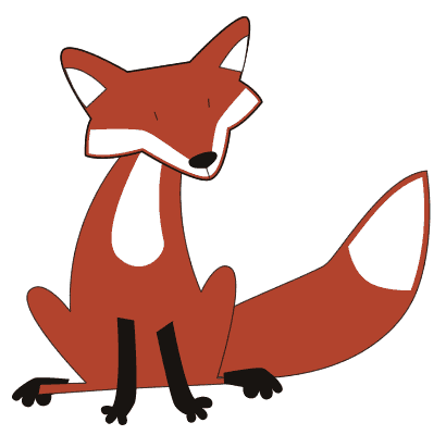 Fox Clip Art Black And White | Clipart Panda - Free Clipart Images