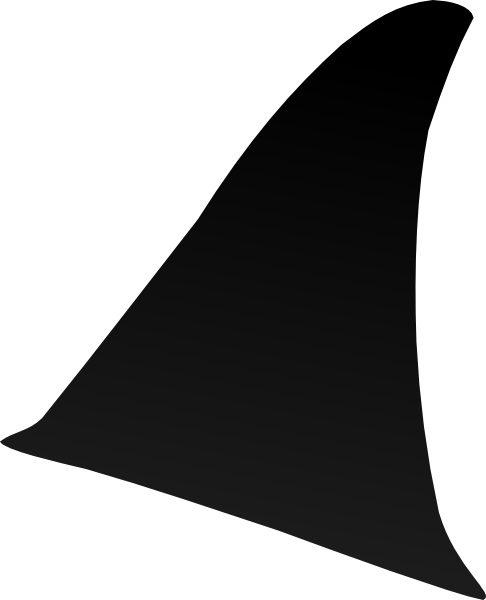 Dorsal Fin clip art - vector clip art online, royalty free ...