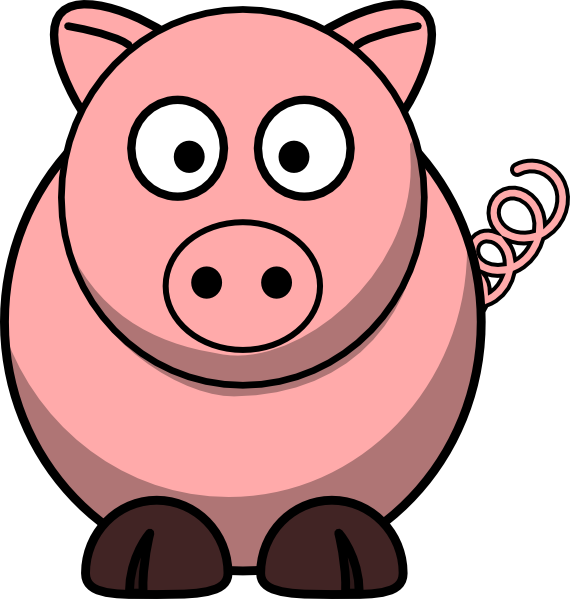 Pig clip art Free Vector / 4Vector