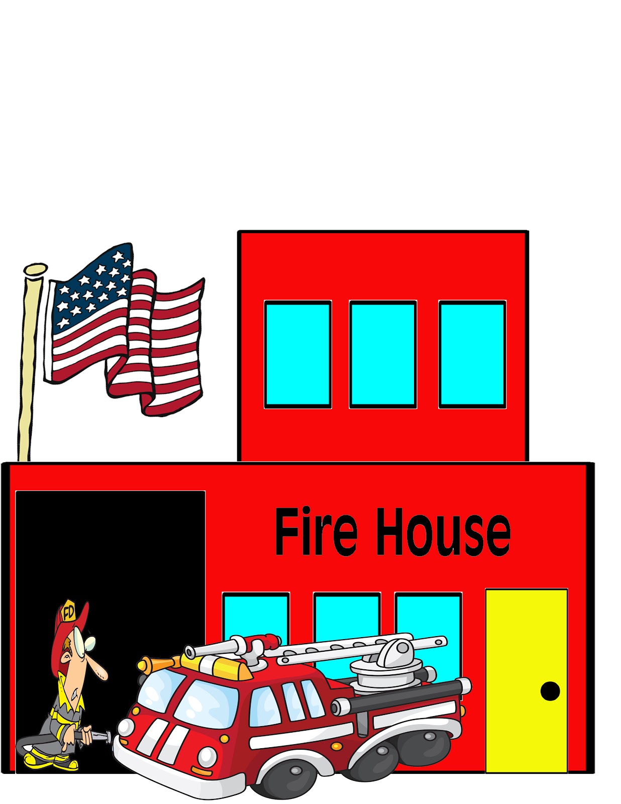 Images For > House On Fire Clip Art