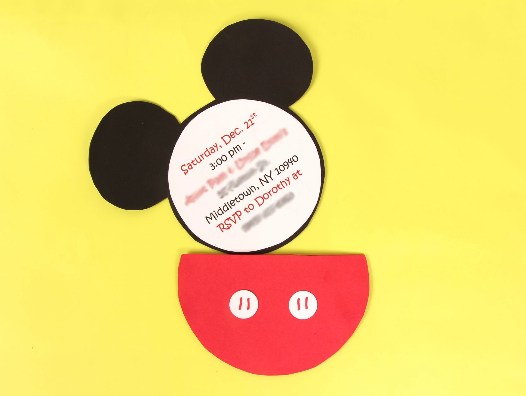 Images For > Mickey Mouse Ears Template Color