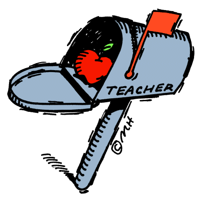 teacher's mailbox (in color) - Clip Art Gallery