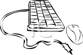 Computer Clipart Black And White | Clipart Panda - Free Clipart Images